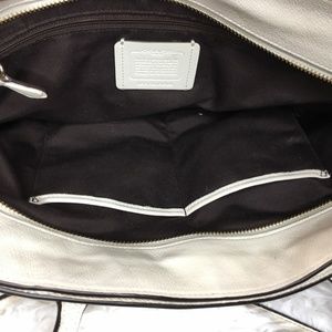 (Pre-Loved) Cream Coach Purse